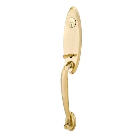 Emtek French Antique Brass Handleset 4411HTUS7 4411HTUS7
